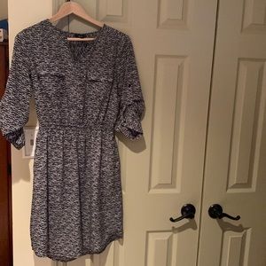 Black and white dress